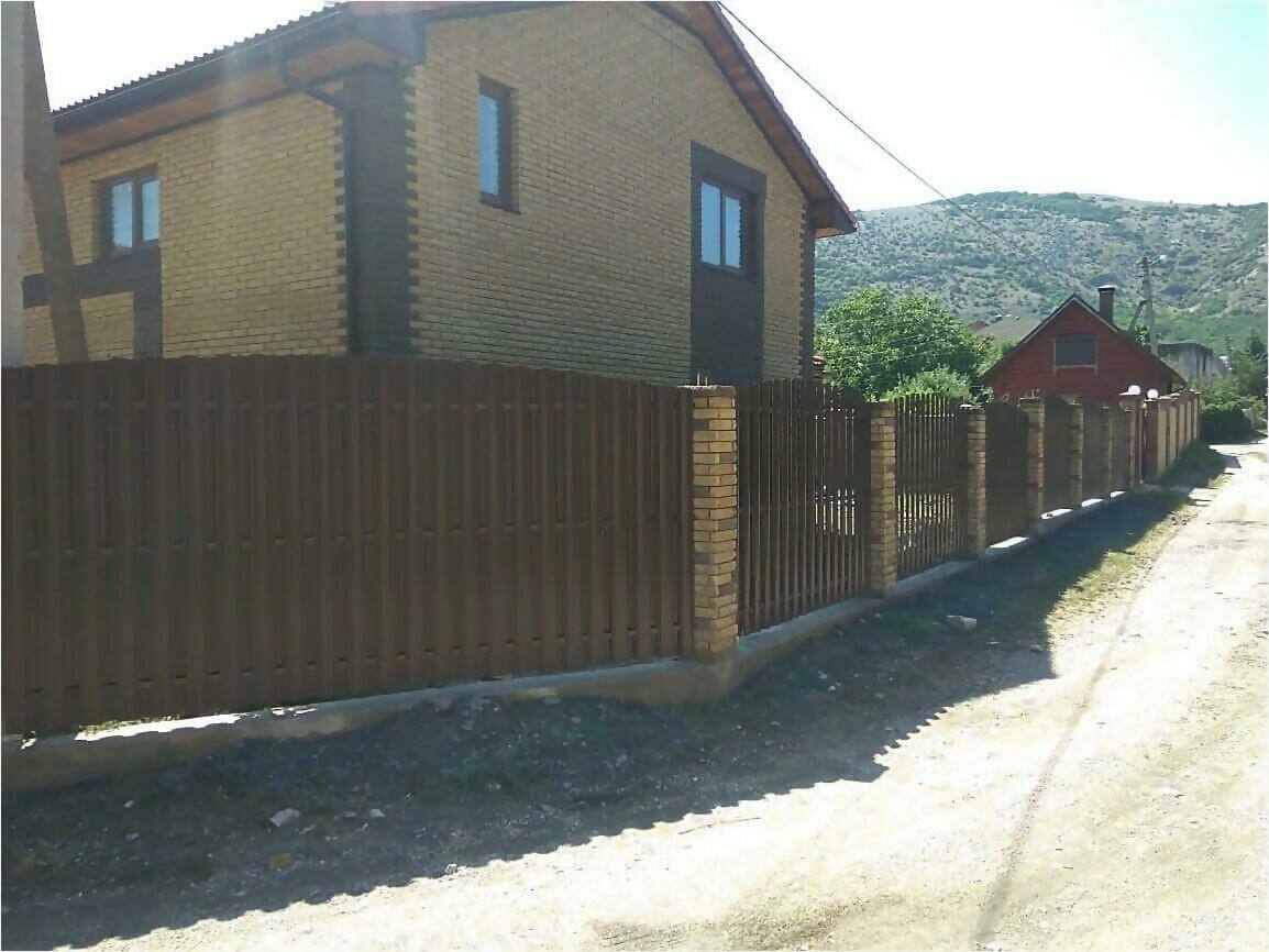 забор из штакетника 110м фото7 в Наро-Фоминске
