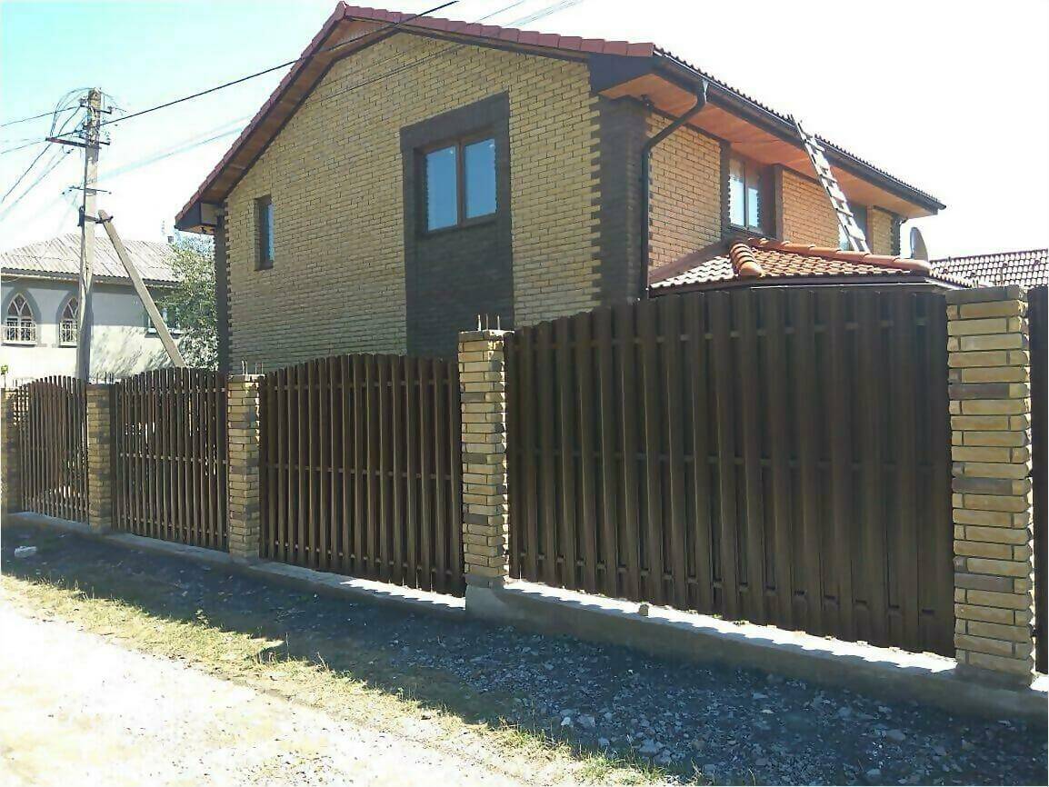забор из штакетника 110м фото6 в Наро-Фоминске