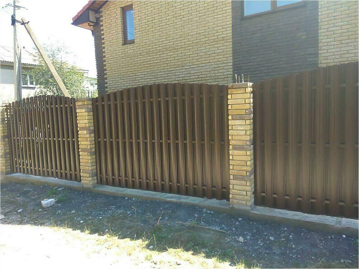 забор из штакетника 110м фото5 в Наро-Фоминске