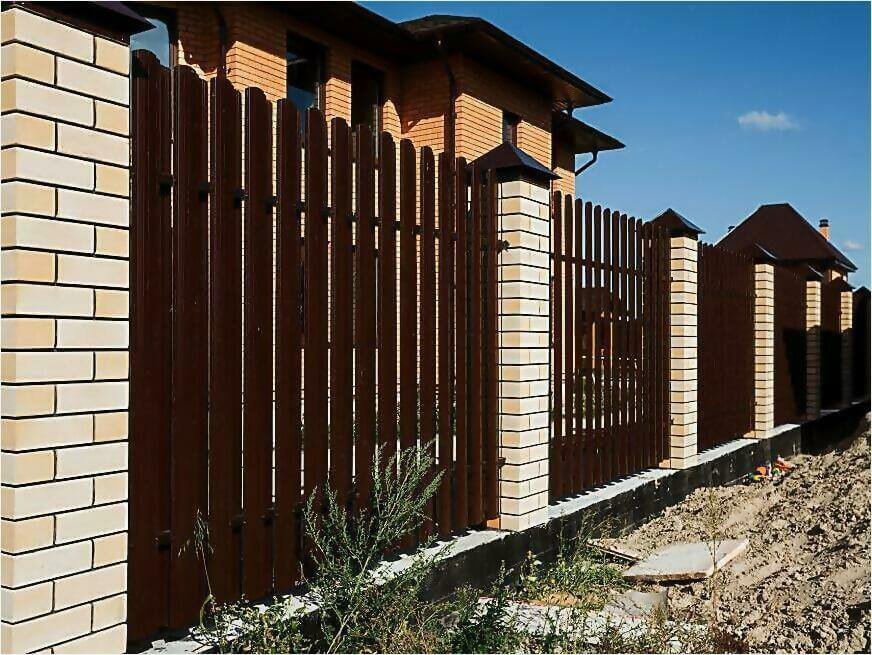 забор из штакетника 115м фото1 в Наро-Фоминске