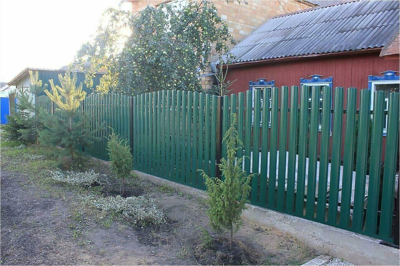 Забор из штакетника 60м фото3 в Наро-Фоминске