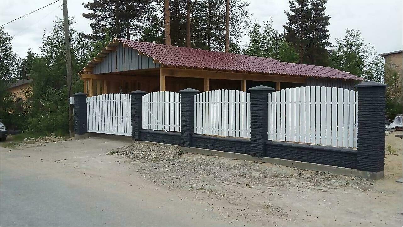 забор из штакетника 85м фото1 в Наро-Фоминске