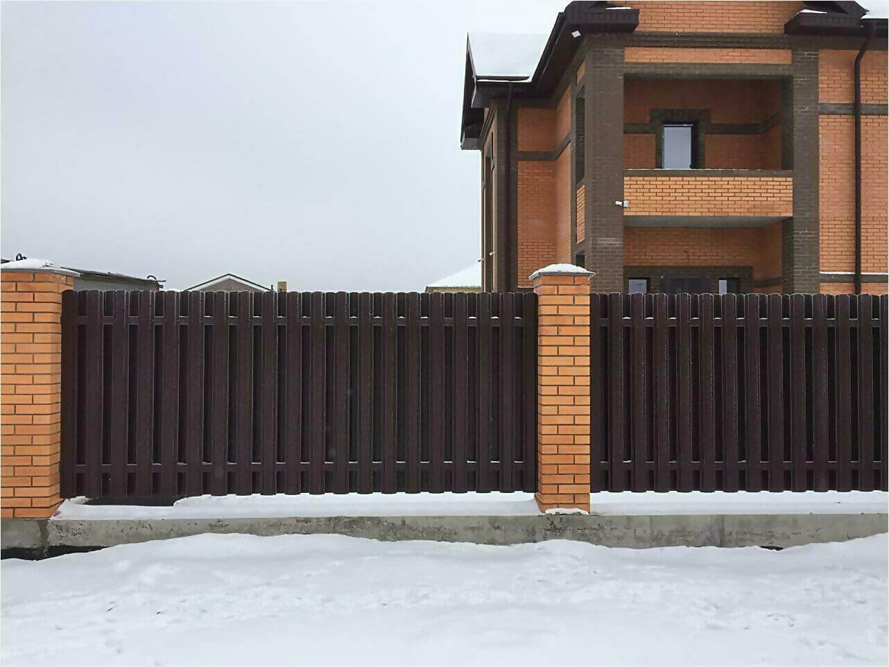 Забор из штакетника 95м фото6 в Наро-Фоминске