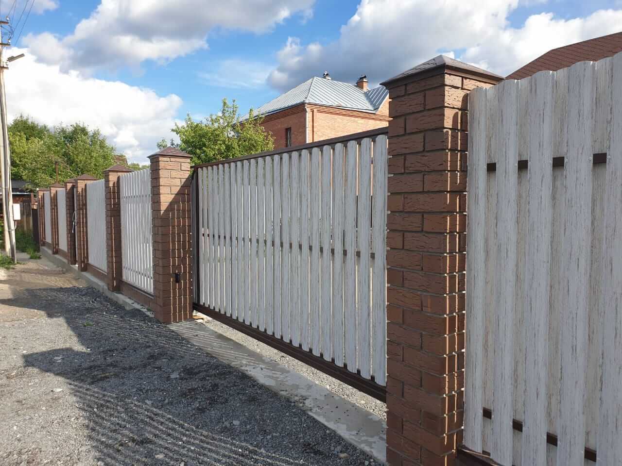 забор из штакетника Белёный Дуб фото3 в Наро-Фоминске