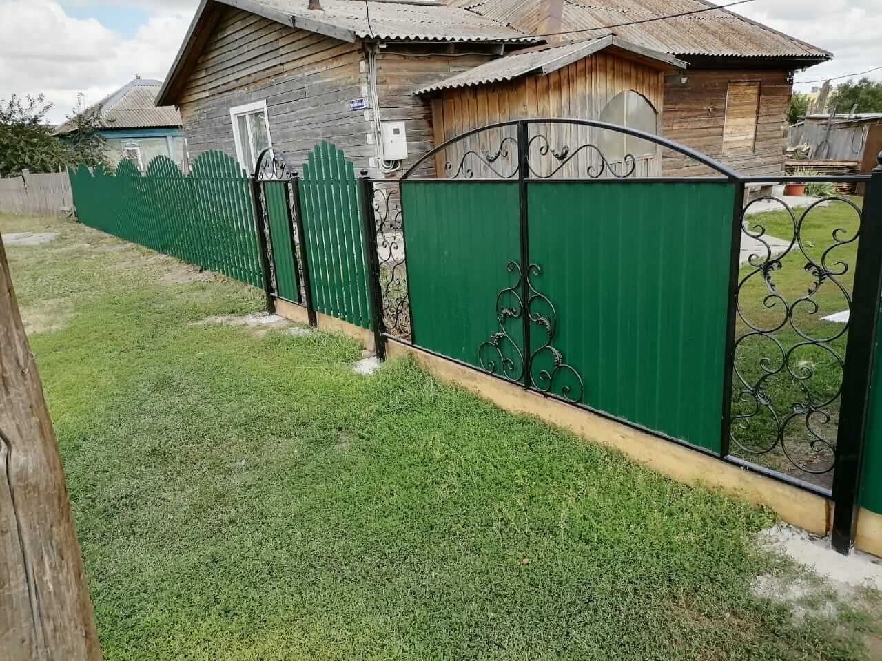 забор из штакетника Зеленый Мох фото5 в Наро-Фоминске