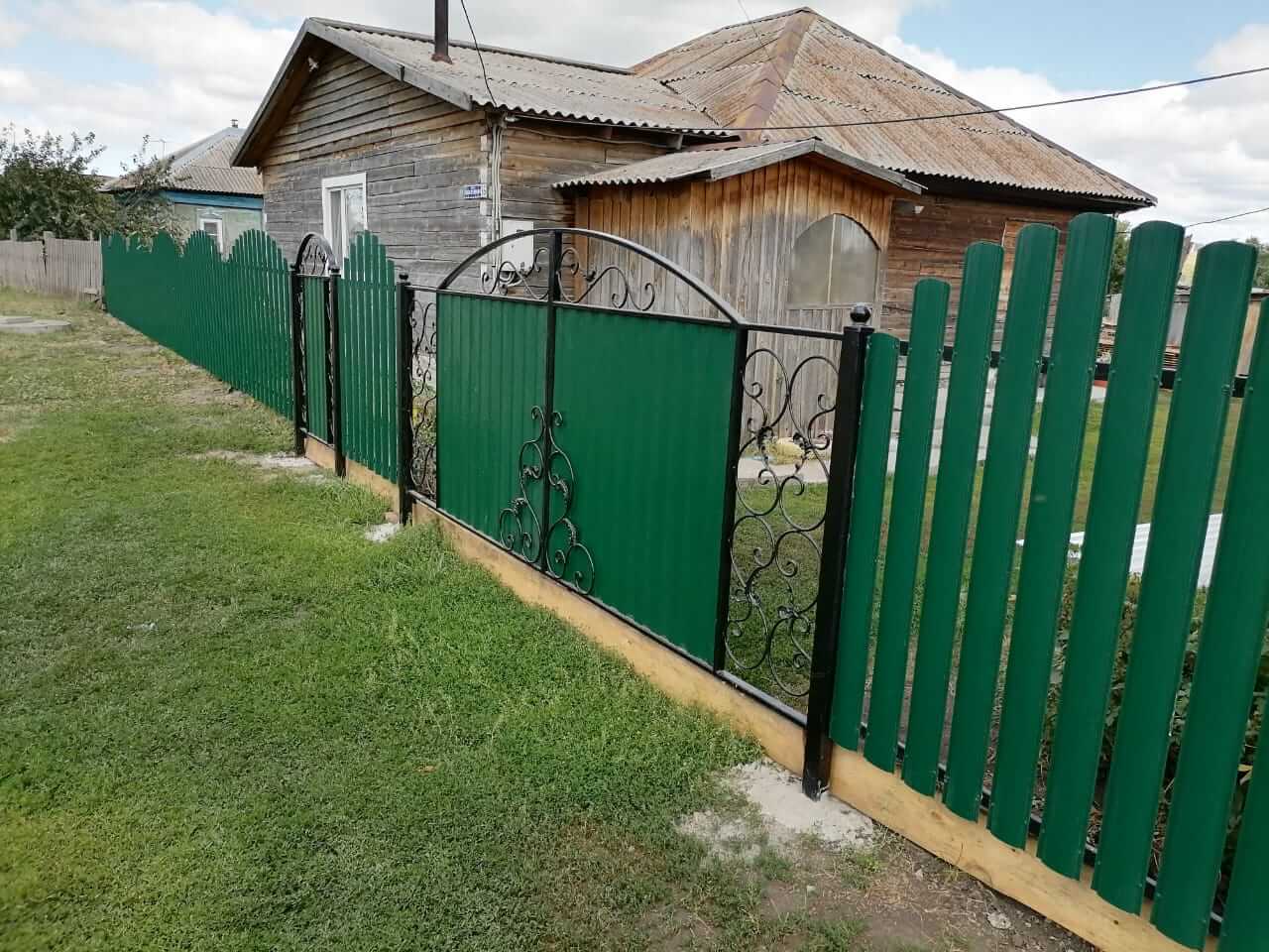 забор из штакетника Зеленый Мох фото3 в Наро-Фоминске