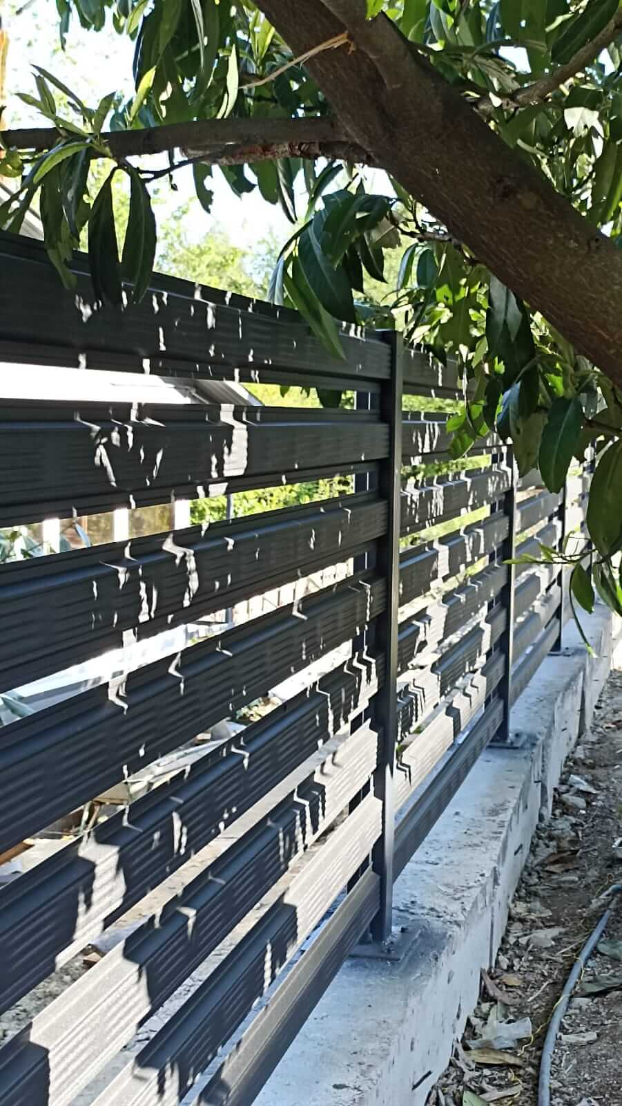 Забор из штакетника 90м RAL7024/7024 Серый Графит фото2 в Наро-Фоминске