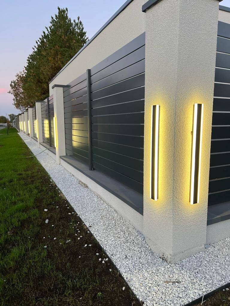 Забор-ранчо из металлопланкена 36м RAL7024 Серый Графит фото 12 в Наро-Фоминске
