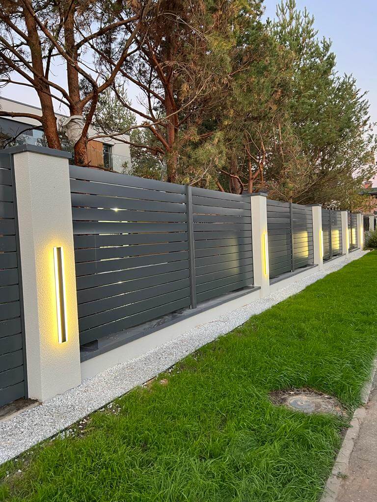 Забор-ранчо из металлопланкена 36м RAL7024 Серый Графит фото 13 в Наро-Фоминске