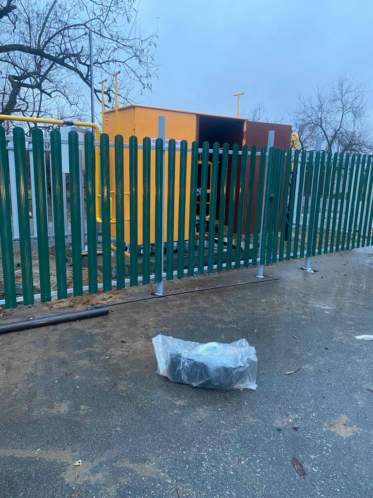Забор из штакетника ЭКО-М 12м RAL6005 Зеленый Мох в Наро-Фоминске