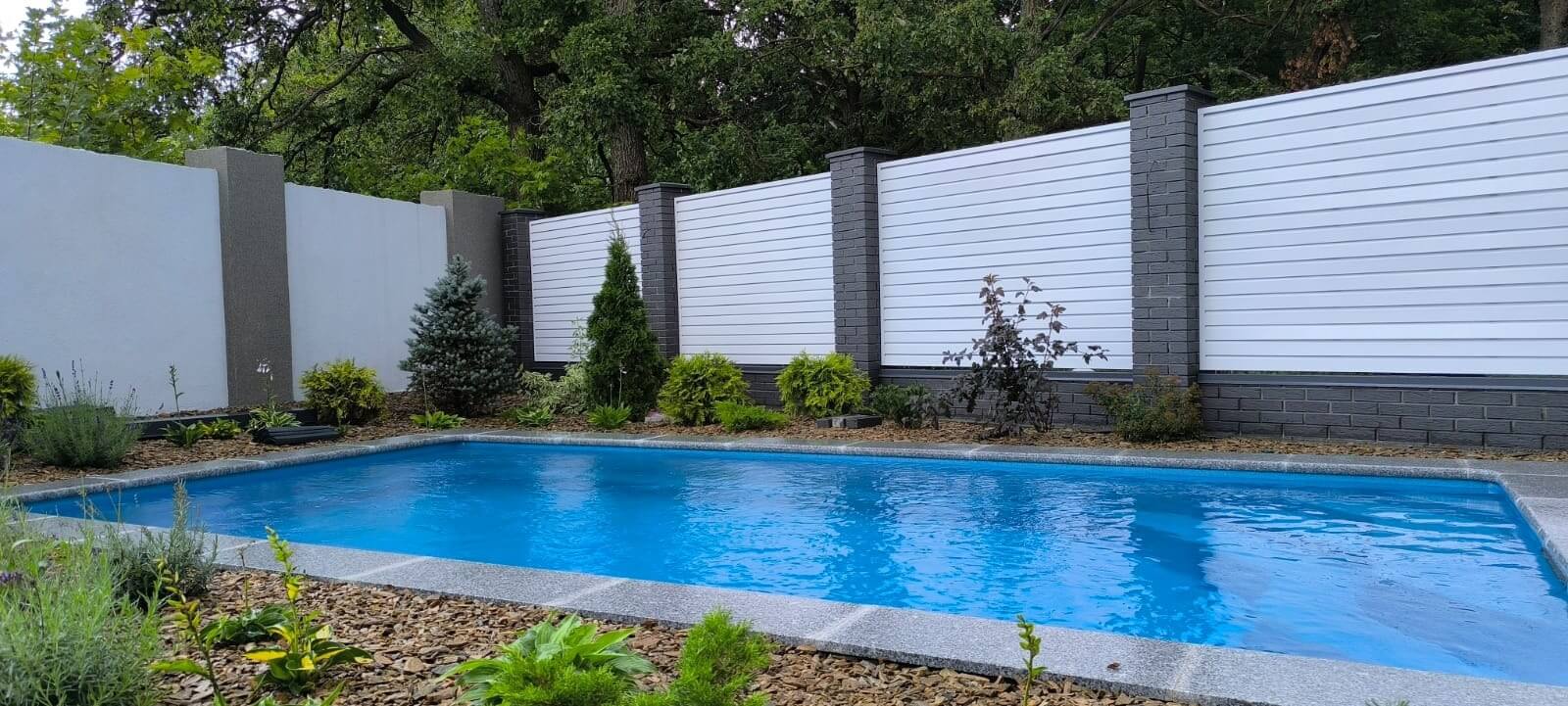 Забор-жалюзи из ламелей Хай-Тек 54м RAL9003 Белый фото 4 в Наро-Фоминске