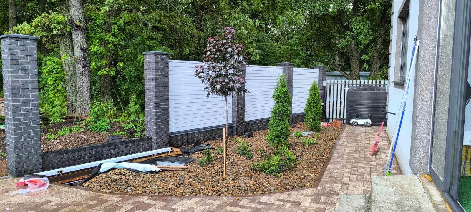 Забор-жалюзи из ламелей Хай-Тек 54м RAL9003 Белый фото 3 в Наро-Фоминске