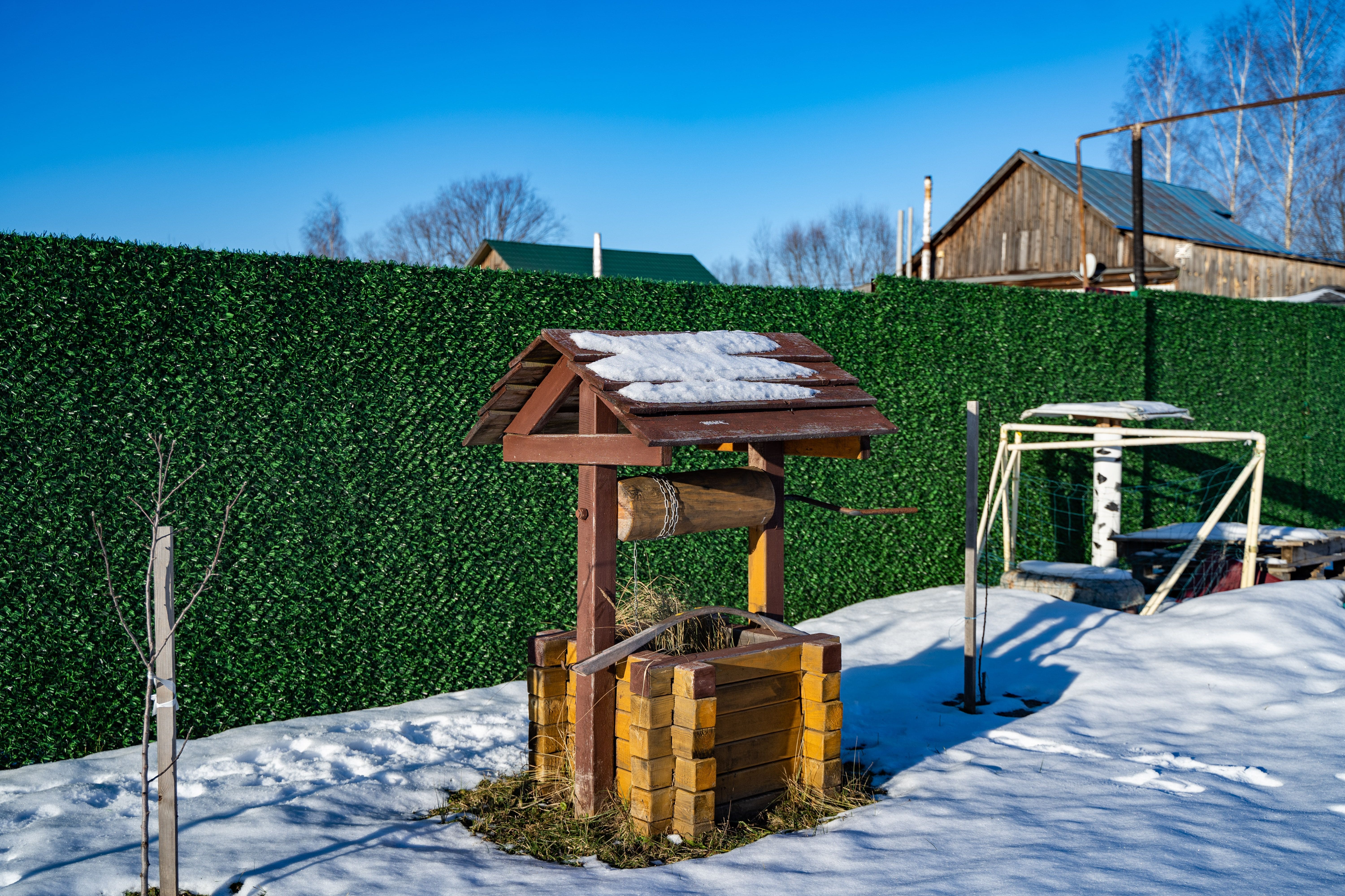 Вечнозеленый забор Grass Fence рулон 2м фото 7 в Наро-Фоминске